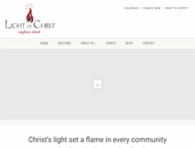 Tablet Screenshot of lightofchrist.net